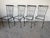 1970s 1970s Vintage Black Painted Metal Outdoor Garden Dining Chairs – Set of 4 For Sale - Image 5 of 12