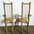 Postmodern Postmodern Sculpted Tan Over Black Crackle Finished Dining Chairs - Set of 6 For Sale - Image 3 of 12
