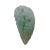 Stone Detail Carved Green Color Natural Jade Grape Fruit on Leaf Pendant For Sale - Image 7 of 8