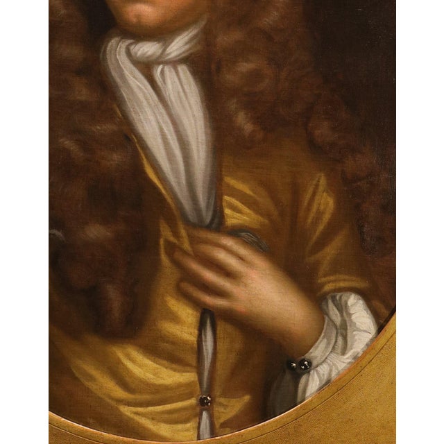 Workshop of Godfrey Kneller, Portrait of William Congreve, 1720, Oil on Canvas For Sale - Image 12 of 14