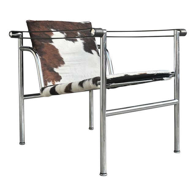 LC1 Armchair in Ponyskin by Le Corbusier for Cassina, 1980s For Sale