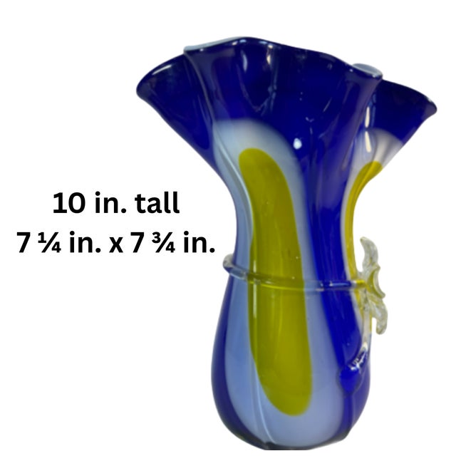 Art Glass Vase For Sale - Image 17 of 17