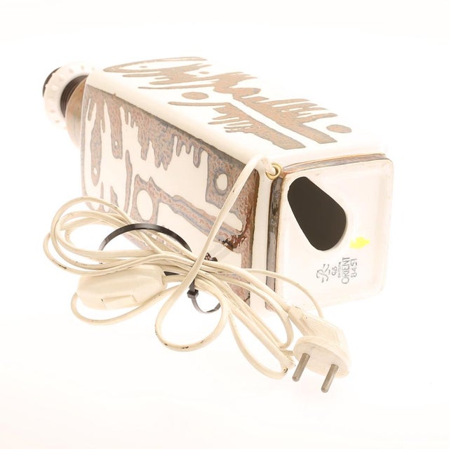 Rörstrand Orient Table Lamp by Carl Harry Stålhane for Rörstrand, Sweden, 1960s For Sale - Image 4 of 5