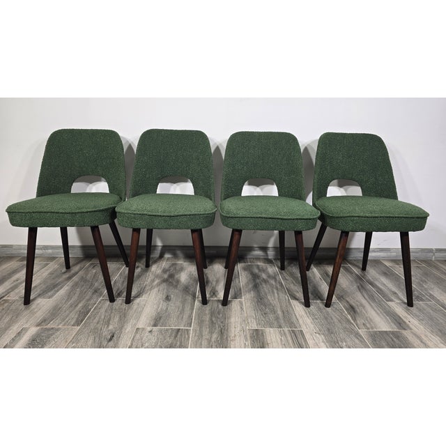 Dining Chairs by Oswald Haerdtl for Ton, 1950s, Set of 4 For Sale - Image 10 of 12