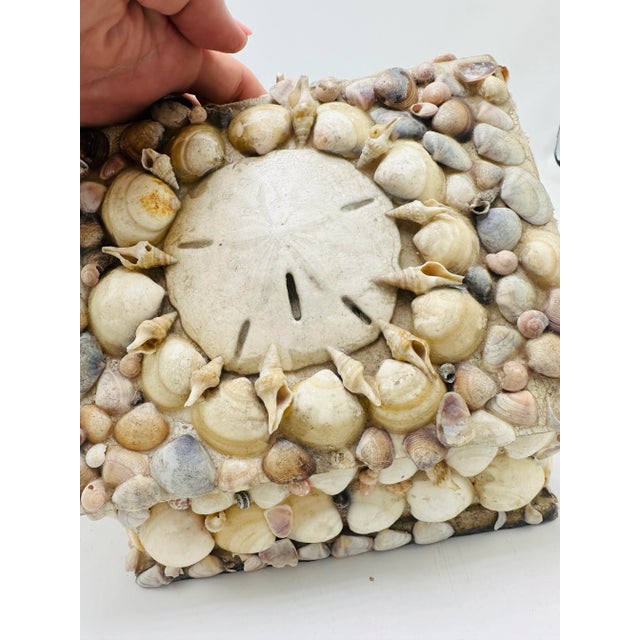 Shell Vintage Coastal Shell Birdhouse For Sale - Image 7 of 8