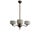 Model 1373/4 Four Arm Chandelier by Paavo Tynell Taito Oy for Oy Taito Ab, 1940s For Sale - Image 6 of 12