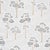 Sample - Schumacher Tree River Wallpaper in Moonstone For Sale