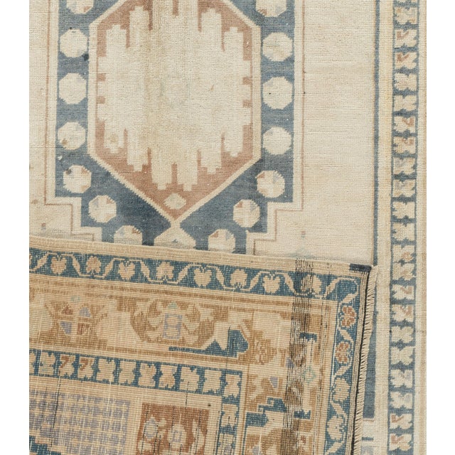 Vintage Turkish Oushak Rug 4'3 X 7'6 For Sale In New York - Image 6 of 8