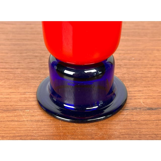 Mid-Century Modern Danish Carnival Series Vase by Christel Holmgren Exner for Holmegaard, 1970s For Sale - Image 5 of 18