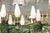 Brass 1950s 10-Light Brass & Lacquer Green Chandelier in Manner of Stilnovo For Sale - Image 8 of 12