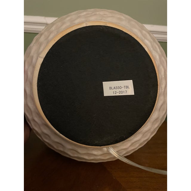 Ivory Livabliss Rustic Emma Table Lamp With Glazed Ceramic Base For Sale - Image 8 of 8