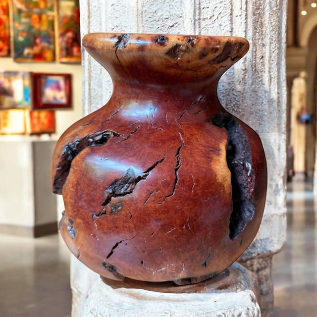 An oddity of nature in the hands of an extremely skilled artisan has resulted in this unique piece of vintage art. Created...