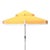 Outdoor Milan Fringe 9ft Double Top Crank Umbrella - Yellow For Sale