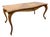 French Louis XV Style Coffee Table with Marble Top, 1940 For Sale