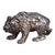 Cast of a Strolling Bear Sterling Silver Ca. 1930s For Sale