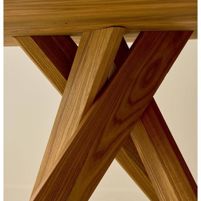 1970s Pierre Chapo T21b "Sfax" Elm Table, 1970s For Sale - Image 5 of 10