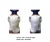 White Pair Ceramic Chinese Off White Oriental Elephant Pedestal Figures For Sale - Image 8 of 10