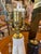 Vintage Murano Style Glass Fluted Scalloped Table Lamps Metallic Veins Newly Wired - a Pair For Sale - Image 12 of 12