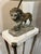 Maitland Smith Medici Floor Lamp Set Made of Iron and Marble With Lion Motif For Sale - Image 6 of 9