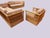 1970s 1970's McGuire Furniture Rattan "Willow" Collection 4 Piece Lounge Set by Davis Allen for McGuire For Sale - Image 5 of 18