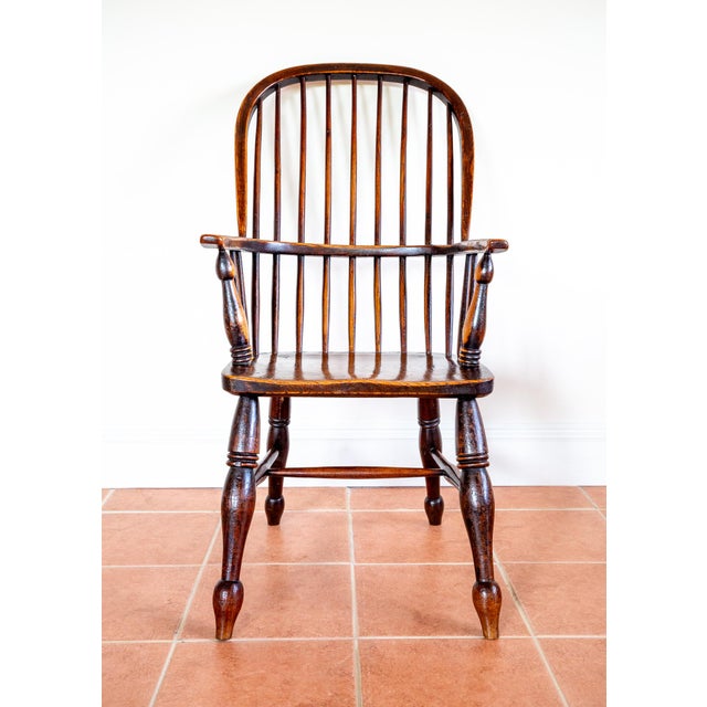 A superb, rare, impressively sized and extremely comfortable early-Victorian Windsor armchair in wonderful condition and...