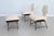 Slipper Chairs and Ottoman in Walnut and Bouclé by Renzo Zavanella, 1950, Set of 3 For Sale - Image 4 of 18