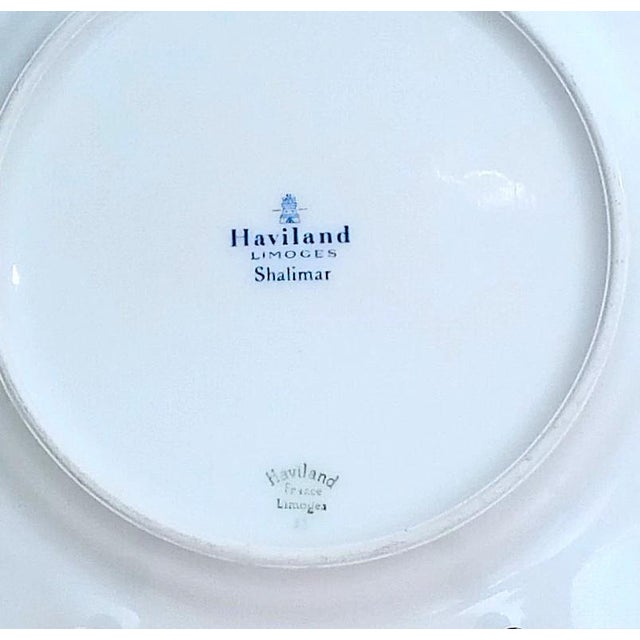 Ceramic French Haviland Limoges Shalimar Plates - Set of 3 For Sale - Image 7 of 10