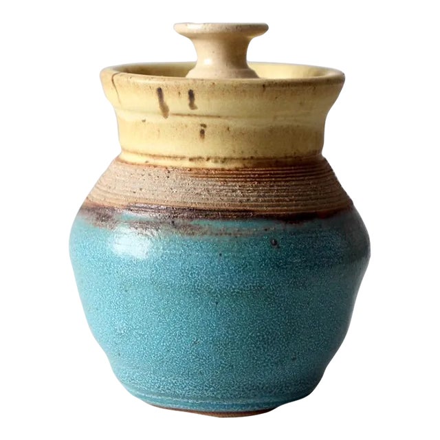 Vintage Studio Pottery Jar For Sale