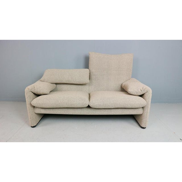 Maralunga 2-Seater Sofa by Vico Magistretti for Cassina, 1970 For Sale - Image 15 of 15