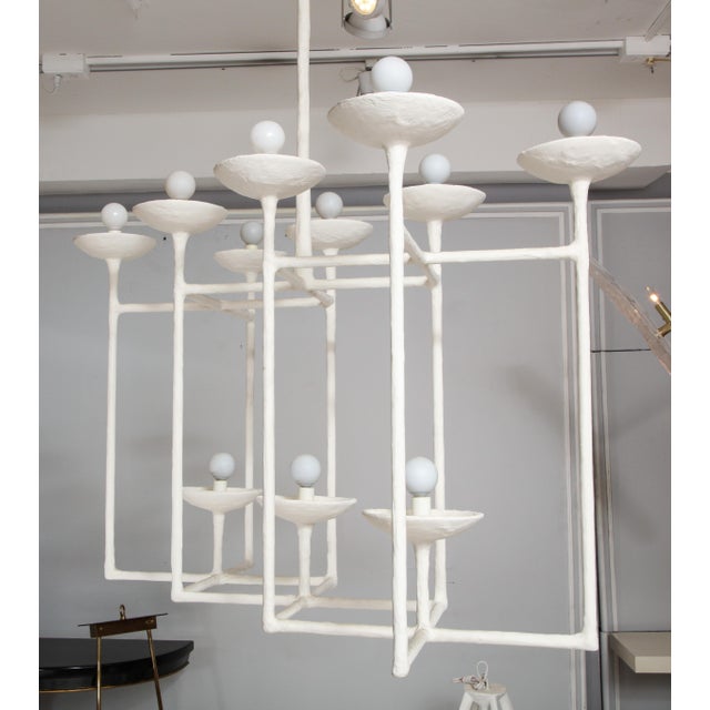 Bespoke Plaster Fixture in the Manner of Giacometti For Sale - Image 9 of 12