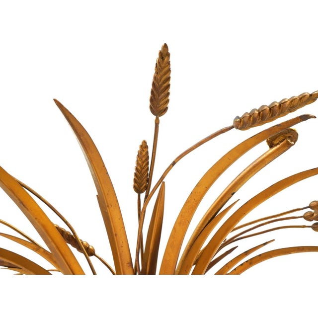 Italian Original Italian Gilt Sheaf of Wheat Coffee Table For Sale - Image 3 of 4