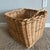 Large Woven Willow Country Basket With Handle For Sale - Image 4 of 5