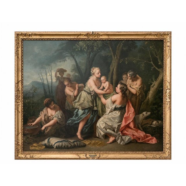 Jacopo Amigoni, The Birth of Adonis, 1800s, Oil on Canvas For Sale - Image 7 of 7