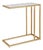 Regina Andrew Echelon Sofa Hugger Table in Natural Brass For Sale