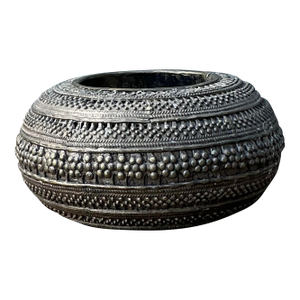 Vintage Engraved Brass Bowl