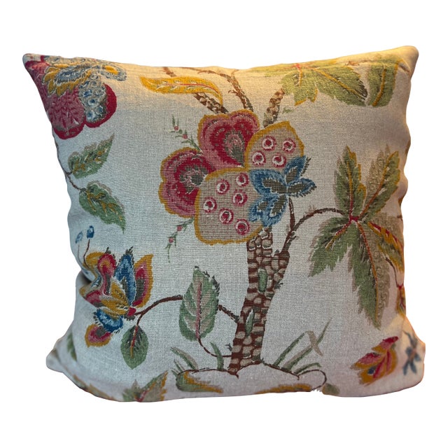 Cottagecore Floral Linen Pillow Cover | 20x20 For Sale