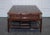 Faux Bamboo Pagoda Coffee Table with Drawers from Maitland & Clascoe, 1950s For Sale - Image 11 of 15