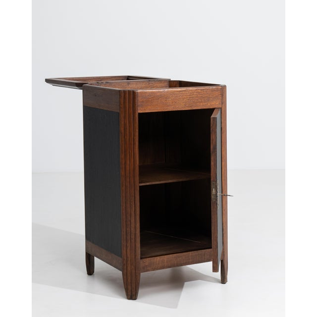 A masterwork of the Art Deco movement, this circa 1920 French cabinet exemplifies the period's defining marriage of...