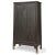 Large Tapered Dark Elm Cabinet For Sale - Image 11 of 11