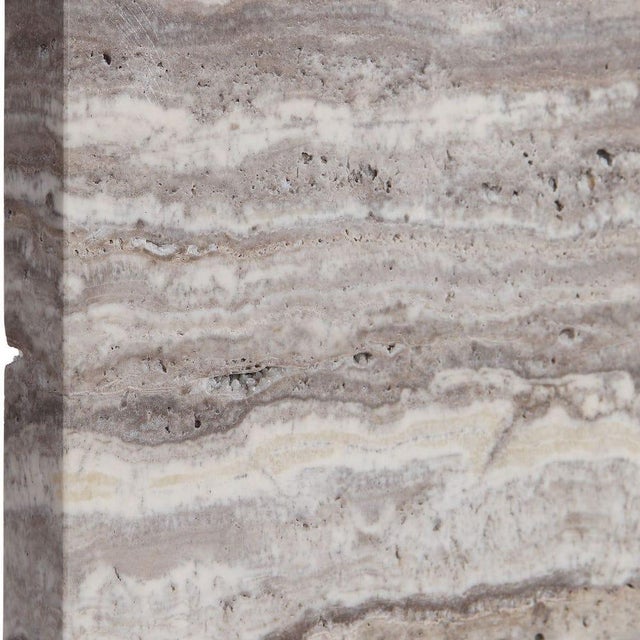 Contemporary Travertine Marble Lamp For Sale - Image 3 of 6