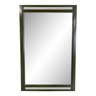 51" Finished Vintage Mirror For Sale