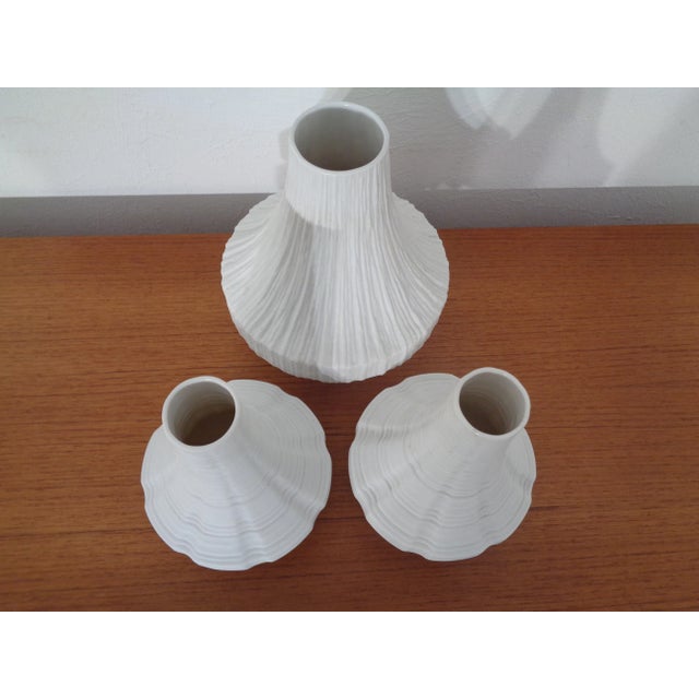 1960s Mid-Century Op Art Vases from Heinrich, 1960s, Set of 3 For Sale - Image 5 of 18