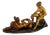 Bronze Faun with Nude Female from Franz Bergmann, 1920s For Sale
