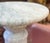 Vintage White and Gray Marble Column Pedestal For Sale - Image 10 of 11