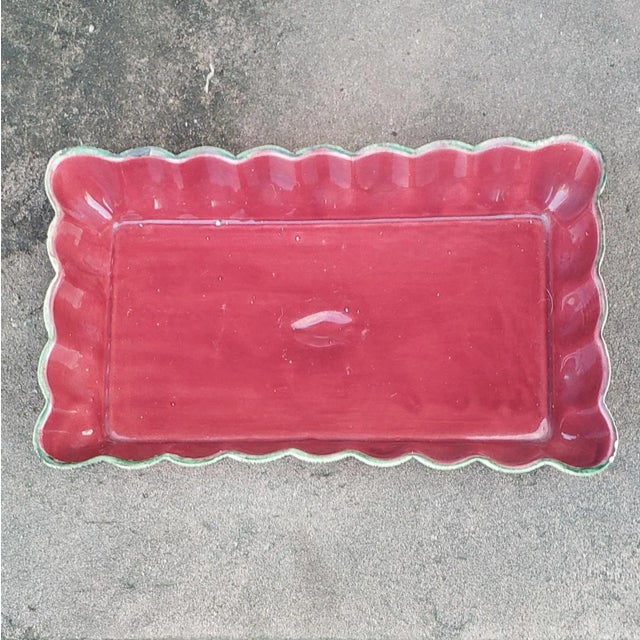 Vintage Aborn California Ceramics Planter Tray For Sale - Image 4 of 9