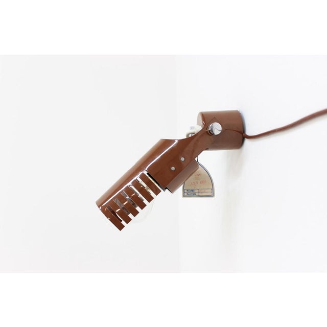 - 1980s, Czechoslovakia - Maker: Elektroinstala Decín - Never used - Original tag - 2 pieces available - Adjustable. This...