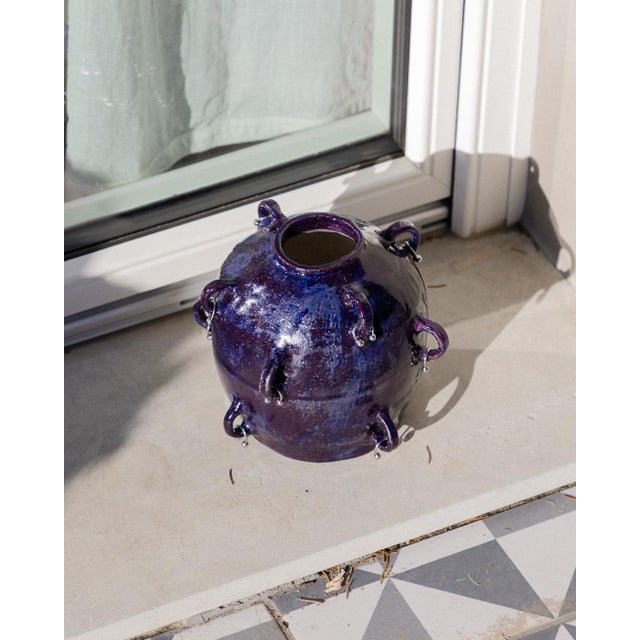 Purple Vase by Clodiadecora For Sale - Image 4 of 5