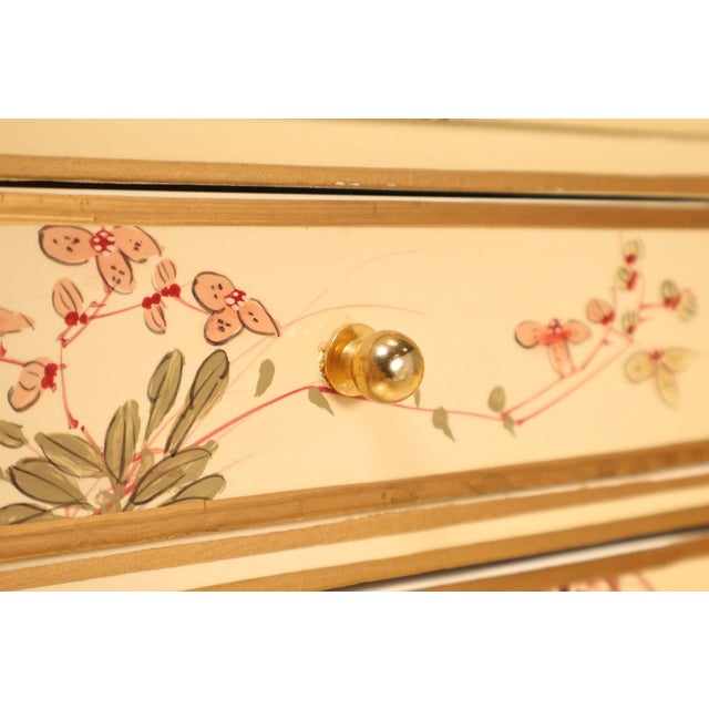 Chinoiserie Painted Carlton House Writing Desk With Chair For Sale - Image 14 of 18