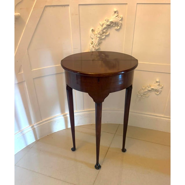 Antique Victorian Mahogany Side Table, 1880 For Sale - Image 9 of 15