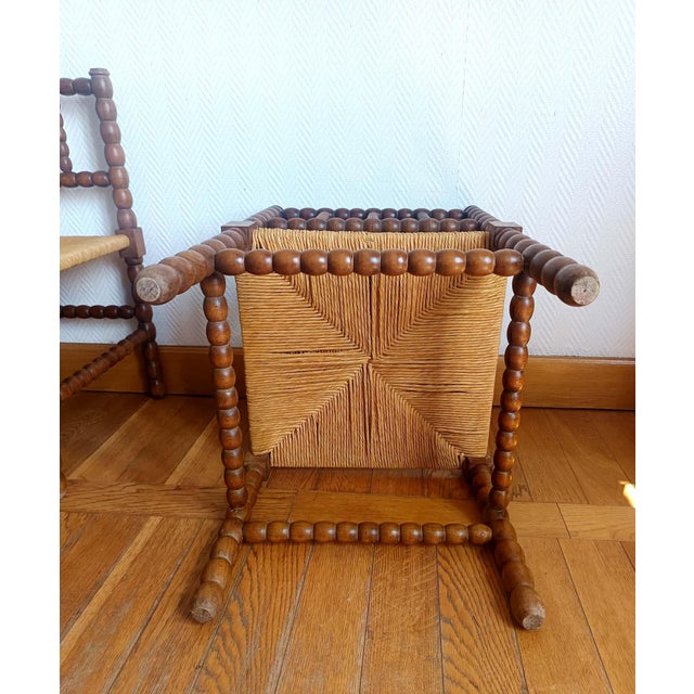 Wood Vintage Dutch Bobbin Chairs, 1920s, Set of 2 For Sale - Image 7 of 11